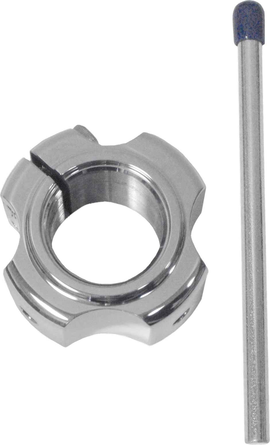 Axle Locking Nut   Double (Silver)