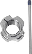 Axle Locking Nut   Double (Silver)