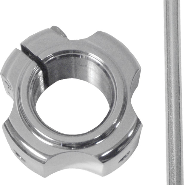 Axle Locking Nut   Double (Silver)