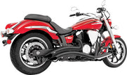 Exhaust Radius Black Honda Vtx1300c/R/S