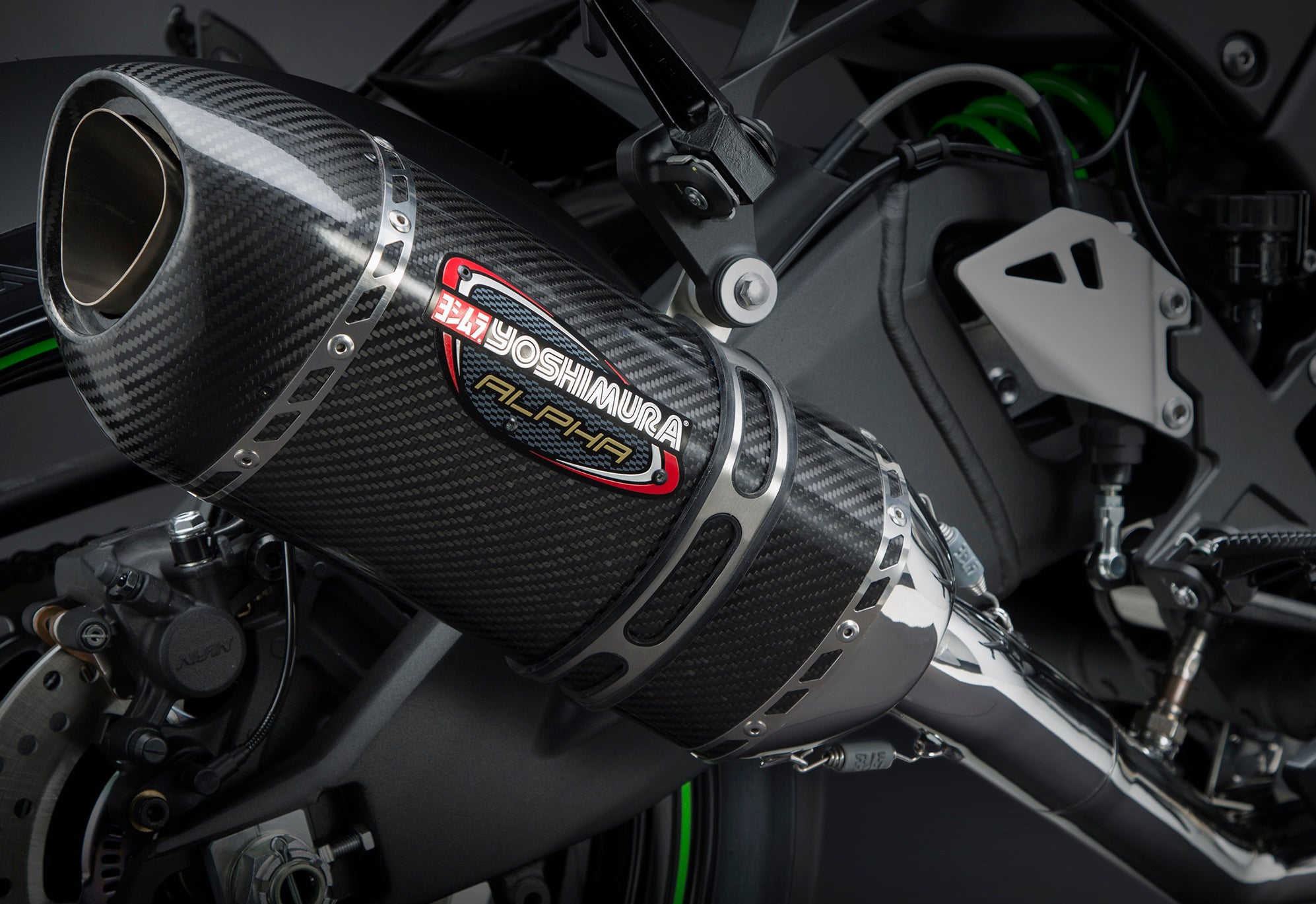 Exhaust Race Alpha T 3qtr Slip On Ss Cf Cf