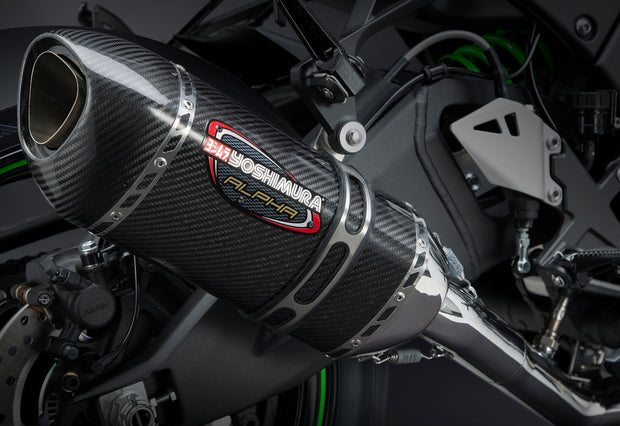 Exhaust Race Alpha T 3qtr Slip On Ss Cf Cf
