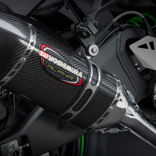 Exhaust Race Alpha T 3qtr Slip On Ss Cf Cf