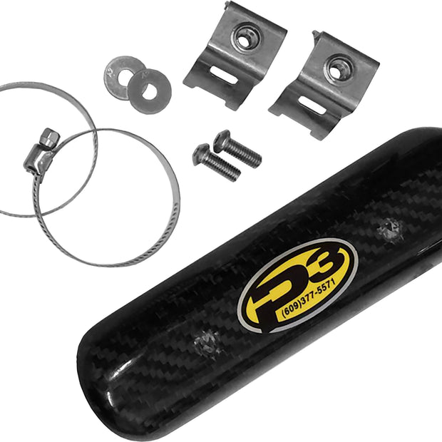 Heat Shield Carbon Fiber 5" Universal