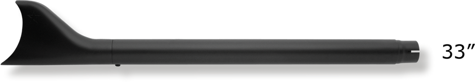 Sharktail Slip On Black 2 1/8"Od 32" `95 16 Flt/H