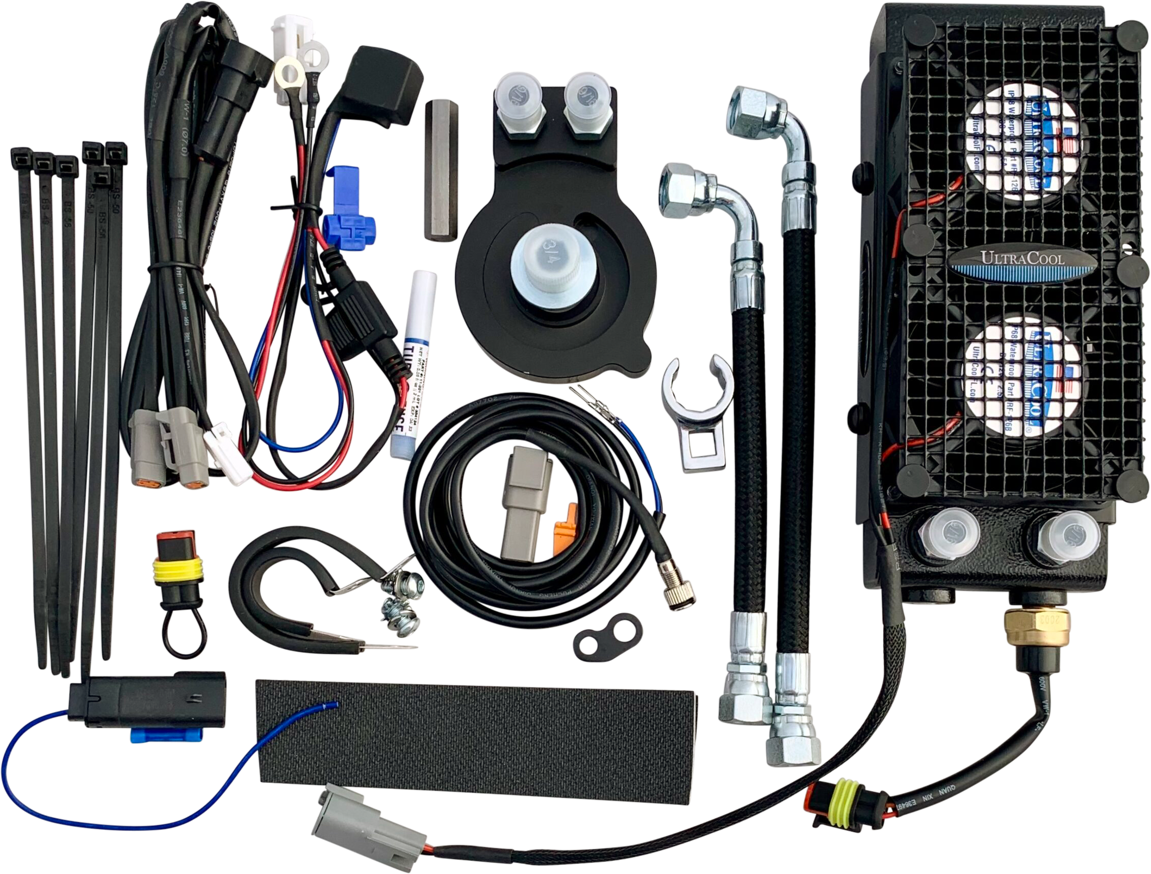Oil Cooler M8 Touring `17 23 (Chopped Guard)
