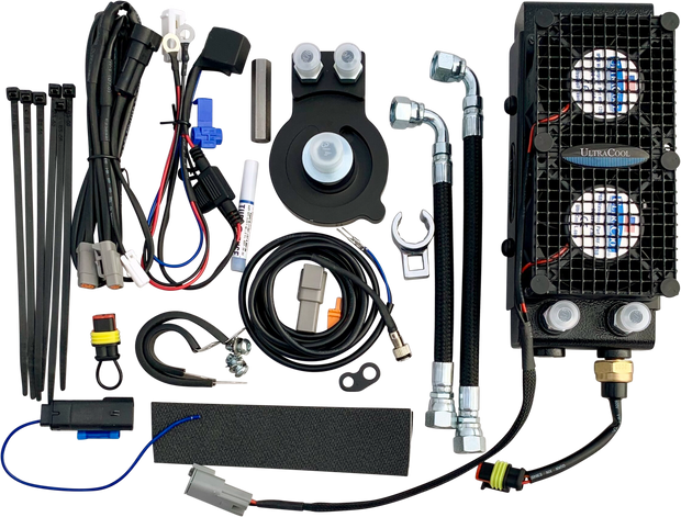 Oil Cooler M8 Touring `17 23 (Chopped Guard)