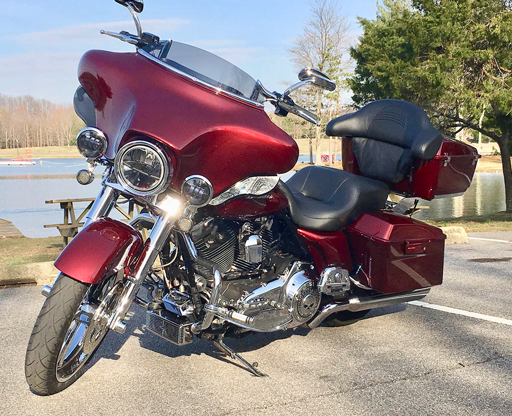 Front Mount Oil Cooler Tc Touring `09 16  Chrome