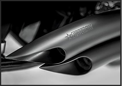 Sharp Curve Radius Black Scallop Cut `95 16 Flt/H
