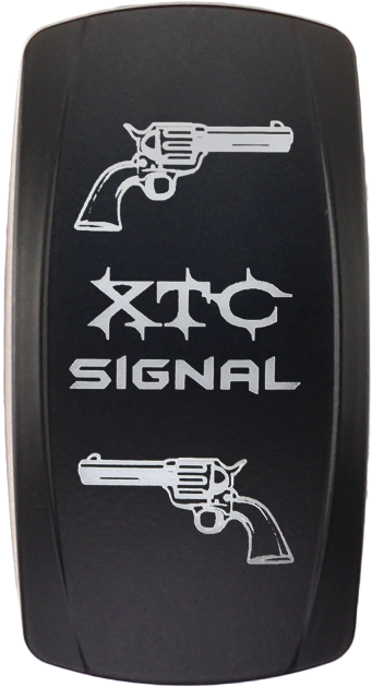 Dash Switch Rocker Face Turn Signal Vertical Xtc