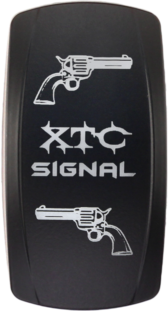 Dash Switch Rocker Face Turn Signal Vertical Xtc