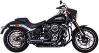 Combat 2 1 Shorty Black W/Black Sculptd Tip M8 Softail