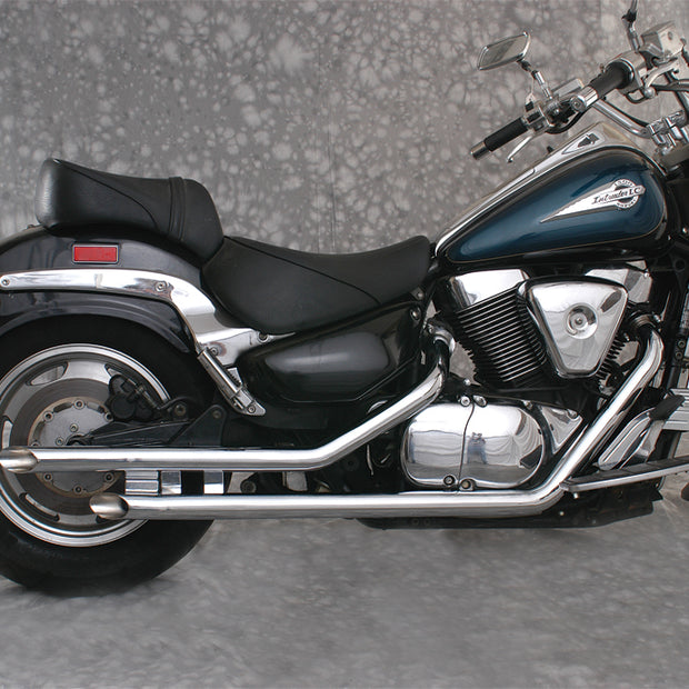 Full System Slash Cut Drag Honda Chrome