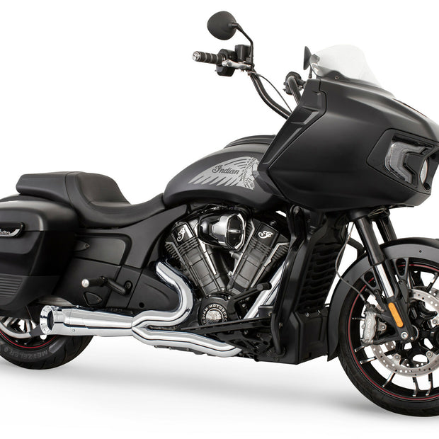 2 1 Turnout Straight Chrome W/Chrm Tip `20 Up Challenger