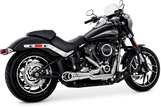 Combat 2 1 Shorty Chrome W/Chrome Tip M8 Softail