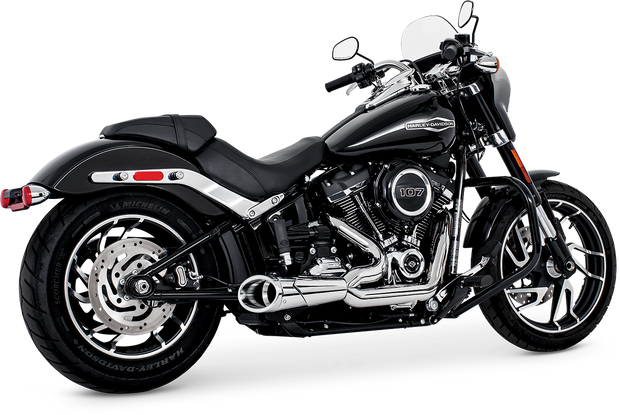Combat 2 1 Shorty Chrome W/Chrome Tip M8 Softail