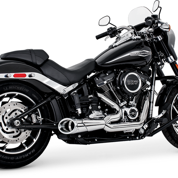 Combat 2 1 Shorty Chrome W/Chrome Tip M8 Softail