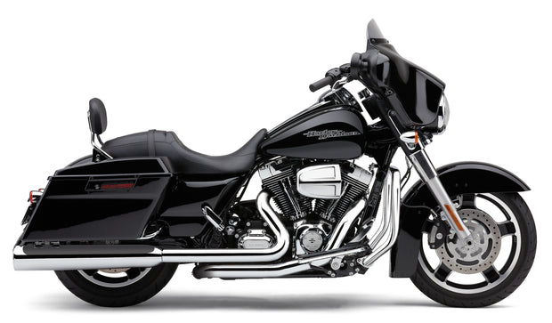 4.5" Powrflo Round Slip Ons Chrome Flh/Flt 17 22