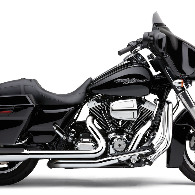 4.5" Powrflo Round Slip Ons Chrome Flh/Flt 17 22