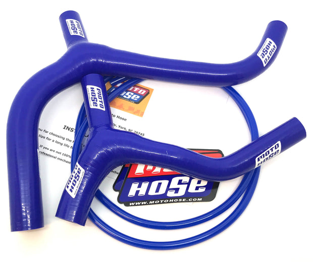 Silicone Y Hose Kit (Blue)