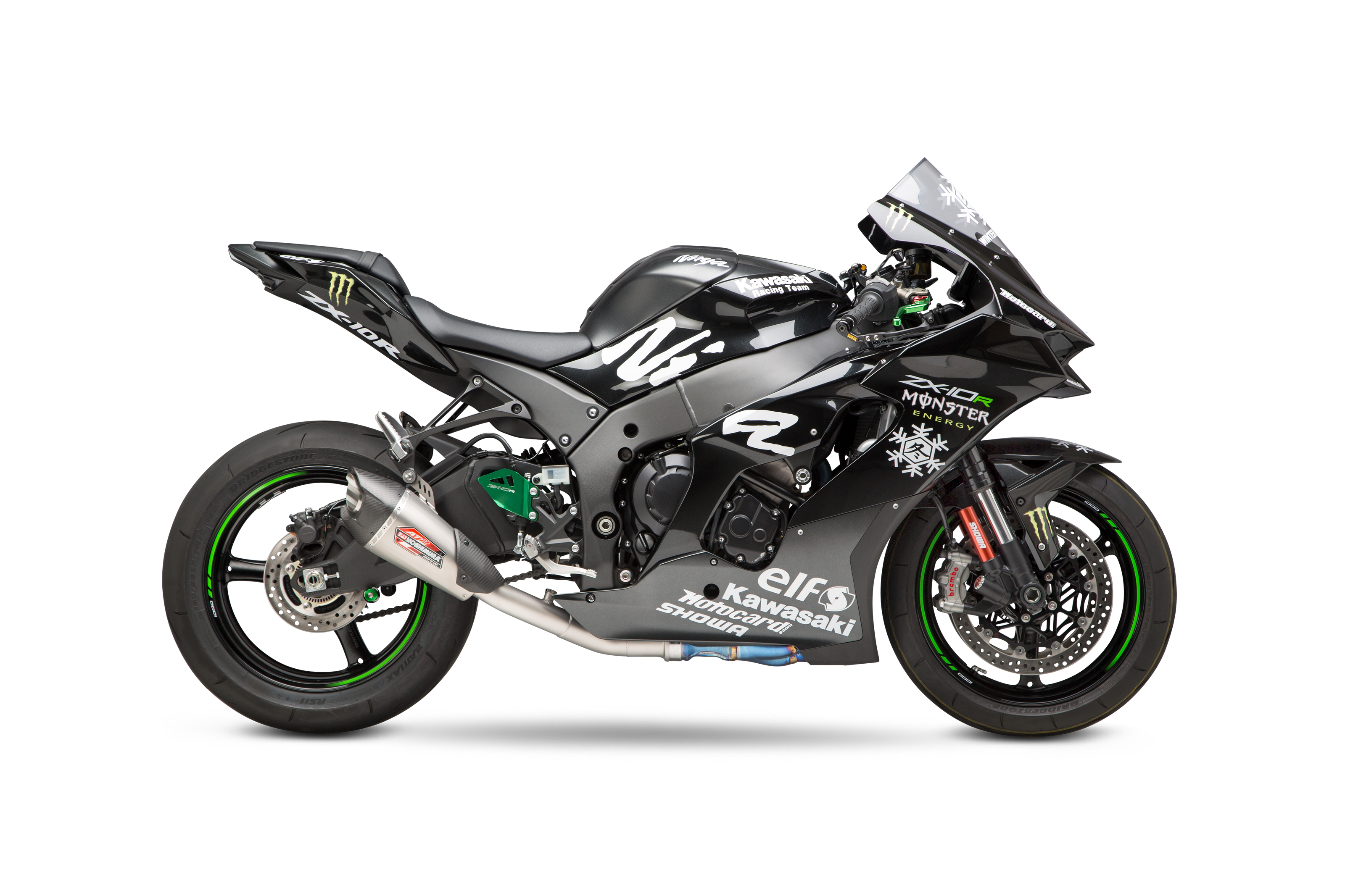 Exhaust Race At2 3/4 Sys Ss/Cf Kaw