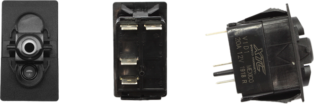 Dash Switch Body Momentary Blue Bottom