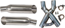 Shorty Dual Muffler Polished Busa