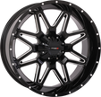 St7 Wheel 20x9 5+4 (0mm) 4/137 & 4/156 Gloss Blk Milled