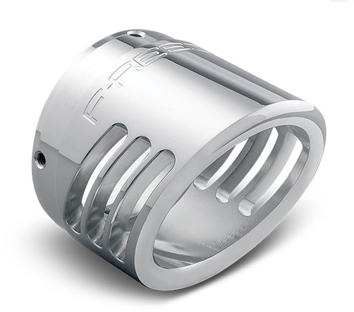 End Cap 4" Chrome Racing