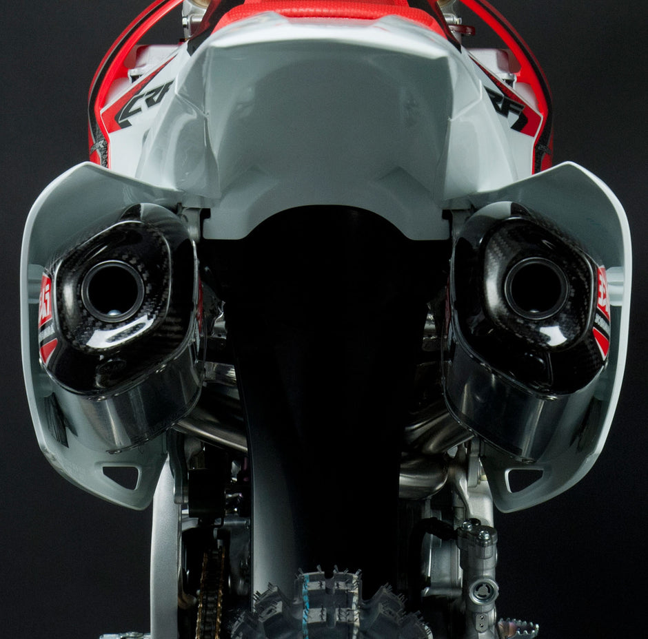 Rs 9 Header/Canister/End Cap Exhaust Dual System Ss Al Cf