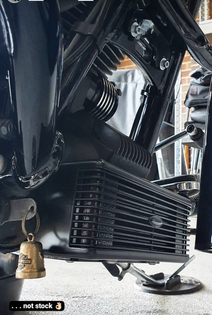 Front Mount Oil Cooler Tc Touring `09 16  Gloss Blk