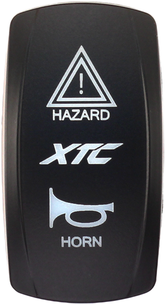 Dash Switch Rocker Face Xtc Hazard/Horn