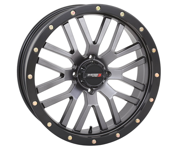 St3 Wheel 20x7 4+2.5 (+10mm) 4/137 Matte Gunmetal Grey/Blac