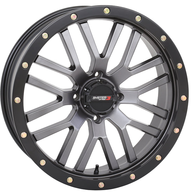 St3 Wheel 20x7 4+2.5 (+10mm) 4/137 Matte Gunmetal Grey/Blac