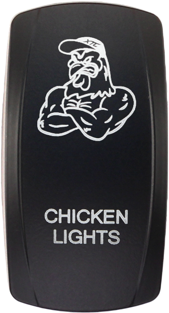 Dash Switch Rocker Face Chicken Lights