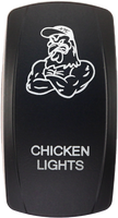 Dash Switch Rocker Face Chicken Lights