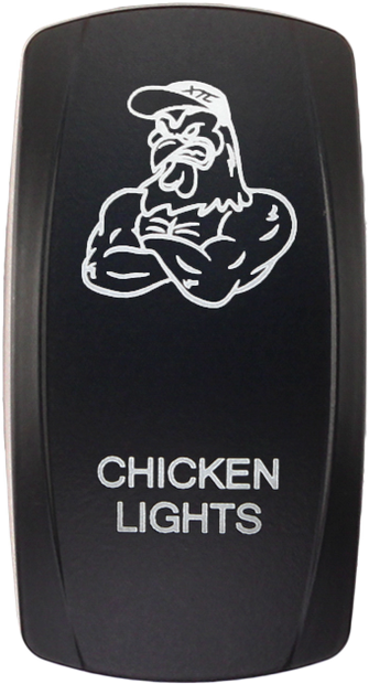 Dash Switch Rocker Face Chicken Lights