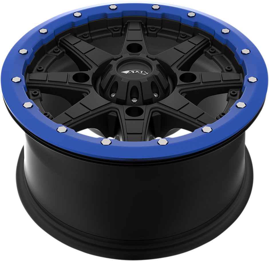 AMS Beadlock Ring - Replacement/Wheel - Roll'n 106 - Blue - 14" 14B03