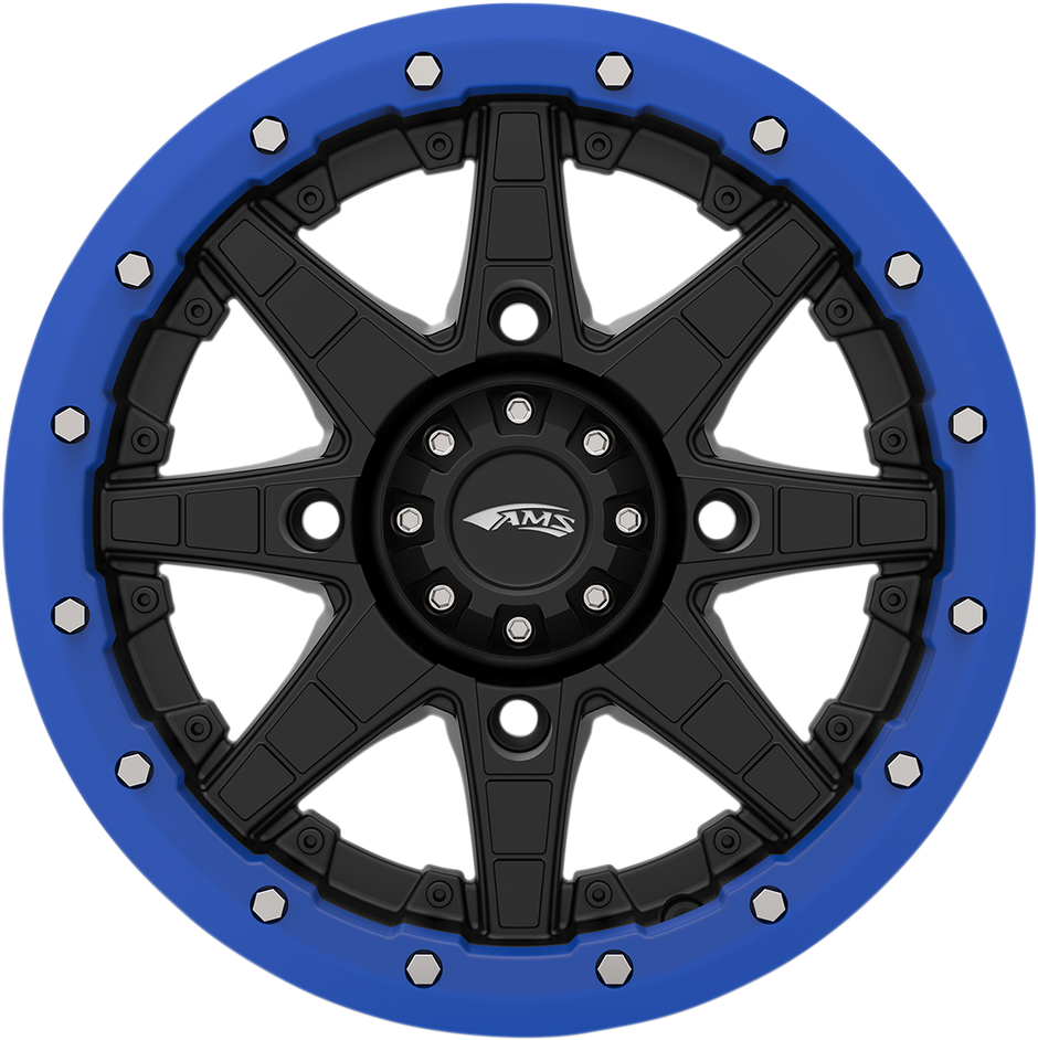 AMS Beadlock Ring - Replacement/Wheel - Roll'n 106 - Blue - 14" 14B03