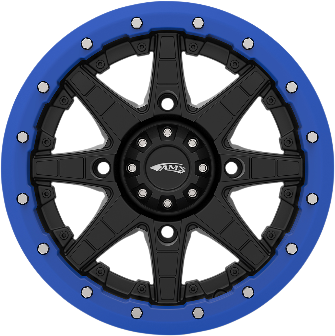 AMS Beadlock Ring - Replacement/Wheel - Roll'n 106 - Blue - 14