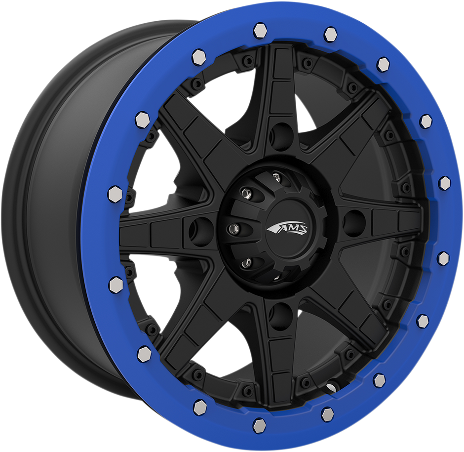 AMS Beadlock Ring - Replacement/Wheel - Roll'n 106 - Blue - 14" 14B03