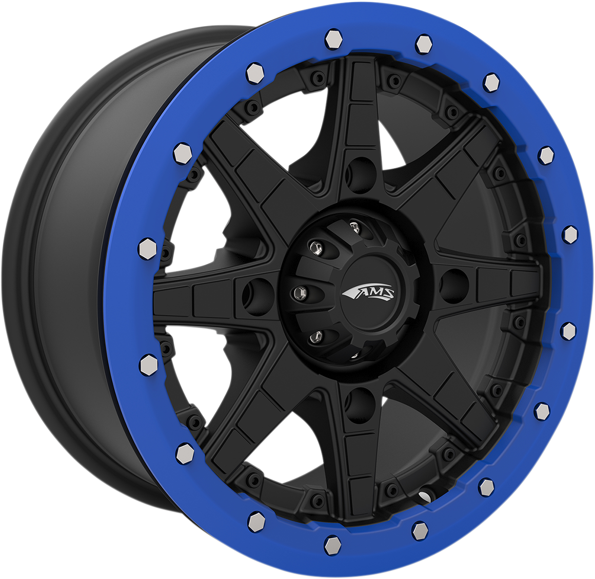 AMS Beadlock Ring - Replacement/Wheel - Roll'n 106 - Blue - 14