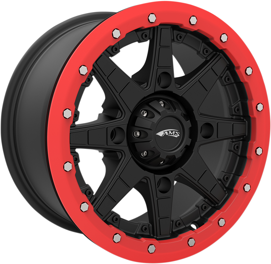 AMS Beadlock Ring - Replacement/Wheel - Roll'n 106 - Red - 14" 14B04