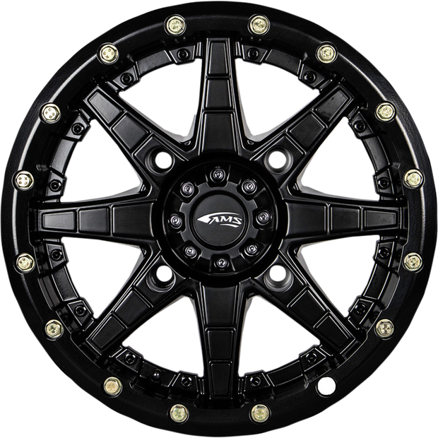 AMS Wheel - Roll'n 106 - Front/Rear - Black - 15x7 - 4/110 - 5+2 5709-046AS