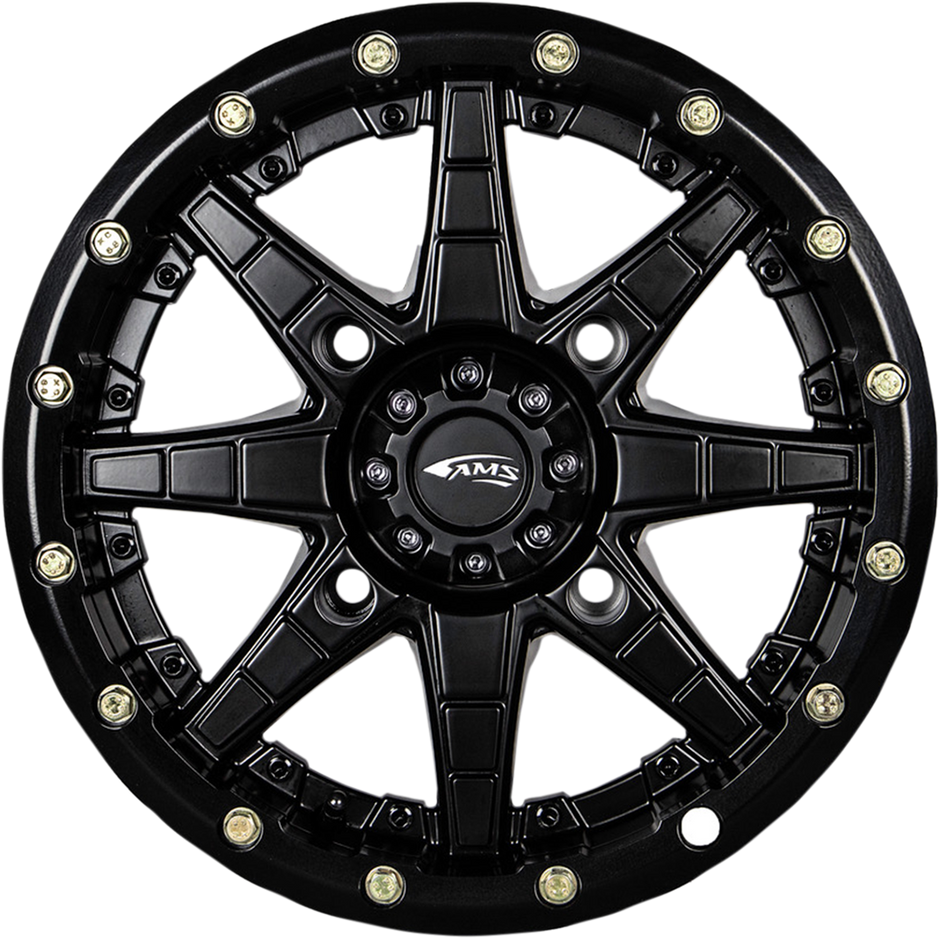 AMS Wheel - Roll'n 106 - Front/Rear - Black - 15x7 - 4/137 - 5+2 5710-046AS