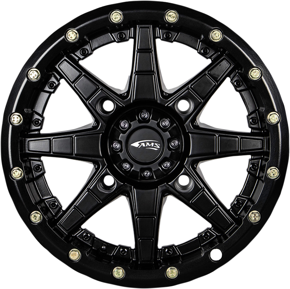 AMS Wheel - Roll'n 106 - Front/Rear - Black - 15x7 - 4/137 - 5+2 5710-046AS