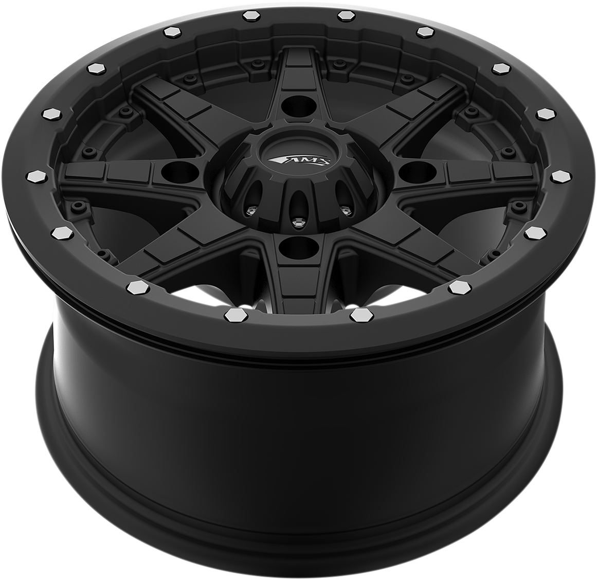 AMS Wheel - Roll'n 106 - Front/Rear - Black - 15x7 - 4/137 - 5+2 5710-046AS