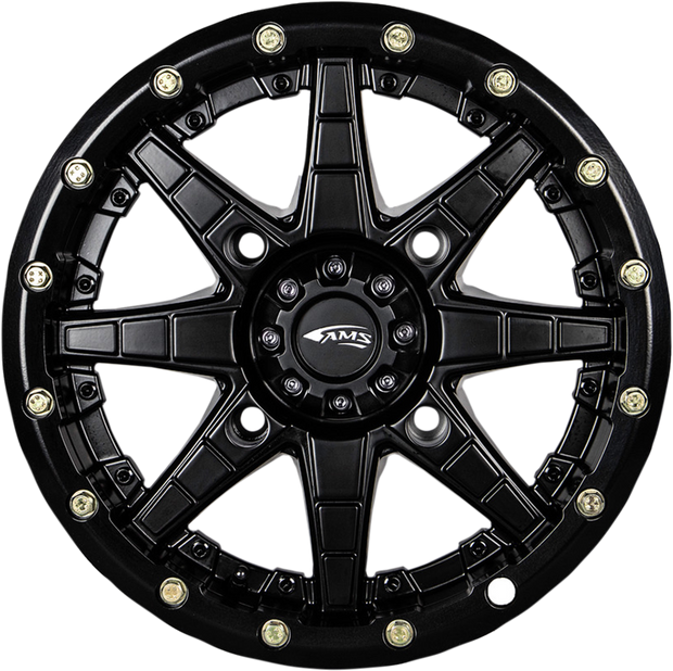 AMS Wheel - Roll'n 106 - Front/Rear - Black - 15x7 - 4/156 - 5+2 5711-046AS