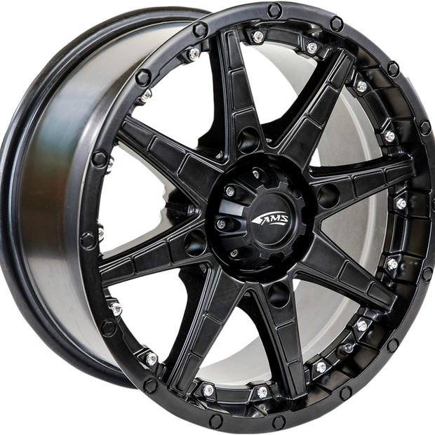 AMS Wheel - Roll'n 105 - Front/Rear - Black - 15x7 - 4/156 - 5+2 5708-046AS