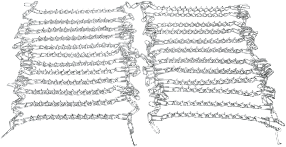 MOOSE OFFROAD Tire Chains - 11 V-Bar - 17" W x 66" L - Pair 11VO